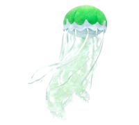 capybaraflying Peluche méduse réaliste de 15cm/6in, série océan créative Peluche méduse, idéale pour décorer Une scène d'anniversaire, Jouet éducatif Amusant pour Enfants (Vert)