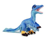 capybaraflying Peluche Microraptor réaliste de 45cm/18in,série Wild créative Peluche Microraptor, idéale pour décorer Une scène d'anniversaire,Dinosaure Jouet éducatif Amusant pour Enfants (Bleu)