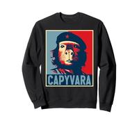 Capyvara - Revolution Capybara Poster Art Che Guevara Sweatshirt