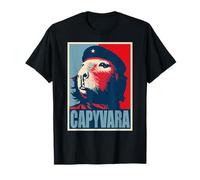 Capyvara - Revolution Capybara Poster Art Che Guevara T-Shirt