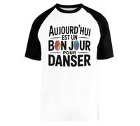 Capzy Aujourd’Hui Est Un Bon Jour pour Danser Baseball T-Shirt Unisex Men Women Short Sleeve