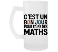 Capzy C’est Un Bon Jour Pour Faire Des Maths Un Verre Bière Agresser Tasse Chope À Biere Beer Mug