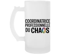 Capzy Coordinatrice Professionnelle Du Chaos Un Verre Bière Agresser Tasse Chope À Biere Beer Mug