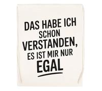 Capzy Das Habe Ich Schon Verstanden Es Ist Mir Nur Egal Glas Bier Becher Tasse Sac à Provisions Réutilisable Shopping Bag Beige