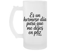 Capzy Es Un Hermoso Día Para Que Me Dejes En Paz Vidrio Cerveza Taza Chope À Biere Beer Mug