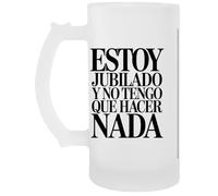 Capzy Estoy Jubilado Y No Tengo Que Hacer Nada Vidrio Cerveza Taza Chope À Biere Beer Mug