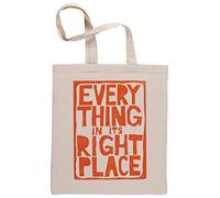 Capzy Everything In Its Right Place Sac à Provisions Réutilisable Shopping Bag Beige