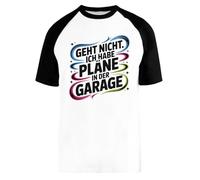 Capzy Geht Nicht Ich Habe Pläne in Der Garage Baseball T-Shirt Unisex Men Women Short Sleeve