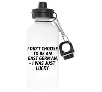 Capzy I Didnt Choose To Be An East German Blanc Bouteille D'eau Aluminium Pour L'extérieur Pollutant Free White Watter Bottle For Outdoors