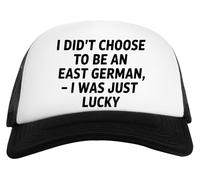 Capzy I Didnt Choose to Be an East German Casquette De Baseball Unisexe Enfants Blanche Et Noire Baseball Cap Unisex Kids Black White