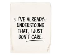 Capzy I’ve Already Understood That I Just Don’t Care Sac à Provisions Réutilisable Shopping Bag Beige