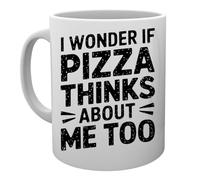 Capzy I Wonder If Pizza Thinks About Me Too Tasse Mug Cup