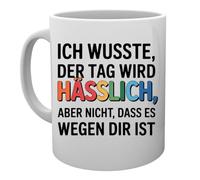 Capzy Ich Wusste Der Tag Wird Hässlich Aber Nicht Glas Bier Becher Tasse Tasse Mug Cup