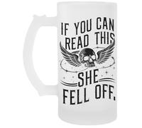 Capzy If You Can Read This She Fell Of Chope À Biere Beer Mug