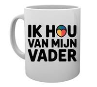 Capzy Ik Hou Van Mijn Vader Glas Bier Mok Beker Tasse Mug Cup