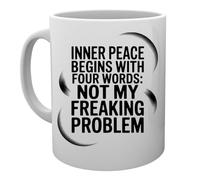 Capzy Inner Peace Begins With Four Words Tasse Mug Cup