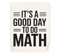 Capzy Its A Good Day To Do Math Sac à Provisions Réutilisable Shopping Bag Beige