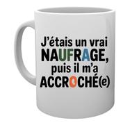 Capzy J’étais Un Vrai Naufrage Puis Il M’a Accroché(E) Un Verre Bière Agresser Tasse Tasse Mug Cup