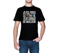 Capzy Je N’AI Jamais Dit Que J’étais Le Patron Je Ne Un Verre Bière Agresser Tasse Glass Beer Mug Cup