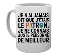 Capzy Je N’ai Jamais Dit Que J’étais Le Patron Je Ne Un Verre Bière Agresser Tasse Tasse Mug Cup