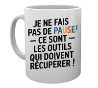 Capzy Je Ne Fais Pas De Pause - Ce Sont Les Outils Qui Un Verre Bière Agresser Tasse Tasse Mug Cup