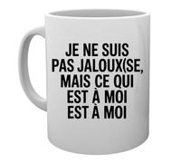 Capzy Je Ne Suis Pas Jalouxse Mais Ce Qui Est À Moi Est À Moi Un Verre Bière Agresser Tasse Tasse Mug Cup