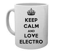 Capzy Keep Calm And Love Electro Tasse Mug Cup