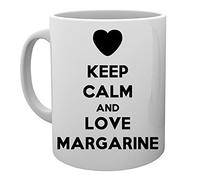 Capzy Keep Calm And Love Margarine Tasse Mug Cup