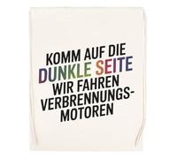 Capzy Komm Auf Die Dunkle Seite - Wir Fahren Glas Bier Becher Tasse Sac à Provisions Réutilisable Shopping Bag Beige