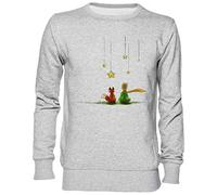 Capzy Le Petit Prince Gris Sweat-Shirt Jersey Unisexe Homme Femme Taille L Grey Unisex Jumper Size L