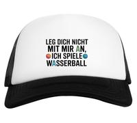 Capzy Leg Dich Nicht Mit Mir an Ich Spiele Wasserball Glas Bier Becher Tasse Casquette De Baseball Unisexe Blanche Et Noire Baseball Cap Unisex Black White