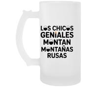 Capzy Los Chicos Geniales Montan Montañas Rusas Vidrio Cerveza Taza Chope À Biere Beer Mug