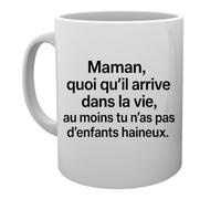 Capzy Maman Quoi Qu’il Arrive Dans La Vie Au Moins Tu N’as Un Verre Bière Agresser Tasse Tasse Mug Cup