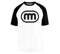 Capzy Mammoth Wvh Blanc Unisex Baseball T-Shirt Manches Courtes Mens Womens
