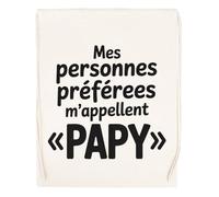 Capzy Mes Personnes Préférées M’appellent Papy Un Verre Bière Agresser Tasse Sac à Provisions Réutilisable Shopping Bag Beige