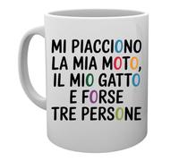 Capzy Mi Piacciono La Mia Moto Il Mio Gatto Bicchiere Birra Tazza Tasse Mug Cup