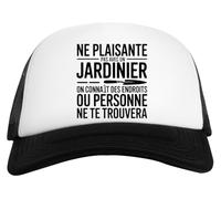 Capzy Ne Plaisante Pas avec Un Jardinier Un Verre Bière Agresser Tasse Casquette De Baseball Unisexe Blanche Et Noire Baseball Cap Unisex Black White
