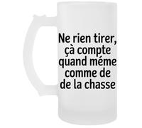 Capzy Ne Rien Tirer Ça Compte Quand Même Un Verre Bière Agresser Tasse Chope À Biere Beer Mug