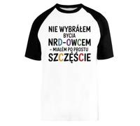 Capzy Nie Wybrałem Bycia Nrd-Owcem Baseball T-Shirt Unisex Men Women Short Sleeve
