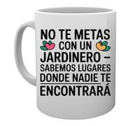 Capzy No Te Metas Con Un Jardinero - Sabemos Lugares Vidrio Cerveza Taza Tasse Mug Cup