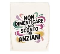 Capzy Non Dimenticare Il Mio Sconto Per Anziani Bicchiere Birra Tazza Sac à Provisions Réutilisable Shopping Bag Beige