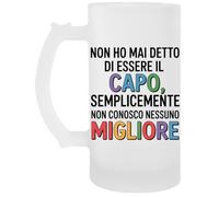 Capzy Non Ho Mai Detto Di Essere Il Capo Bicchiere Birra Tazza Chope À Biere Beer Mug