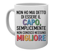Capzy Non Ho Mai Detto Di Essere Il Capo Bicchiere Birra Tazza Tasse Mug Cup