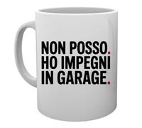 Capzy Non Posso Ho Impegni In Garage Bicchiere Birra Tazza Tasse Mug Cup