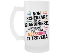 Capzy Non Scherzare Con Un Giardiniere Bicchiere Birra Tazza Chope À Biere Beer Mug