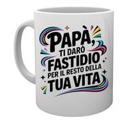 Capzy Papà Ti Darò Fastidio Per Il Resto Della Tua Vita Bicchiere Birra Tazza Tasse Mug Cup