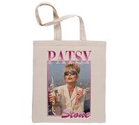 Capzy Patsy Stone Ab Fab Sac à Provisions Réutilisable Shopping Bag Beige