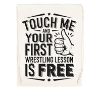 Capzy Touch Me And Your First Wrestling Lesson Sac à Provisions Réutilisable Shopping Bag Beige