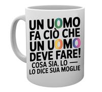 Capzy Un Uomo Fa Ciò Che Un Uomo Deve Fare Bicchiere Birra Tazza Tasse Mug Cup