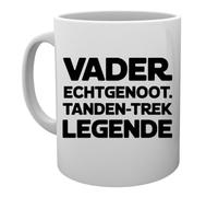 Capzy Vader Echtgenoot Tanden-Trek-Legende Glas Bier Mok Beker Tasse Mug Cup